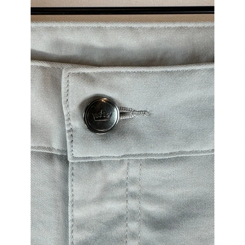 Peter Millar Mens Pants Gray Chino Straight Crown Performance Golf Size 42x32 - Picture 11 of 12